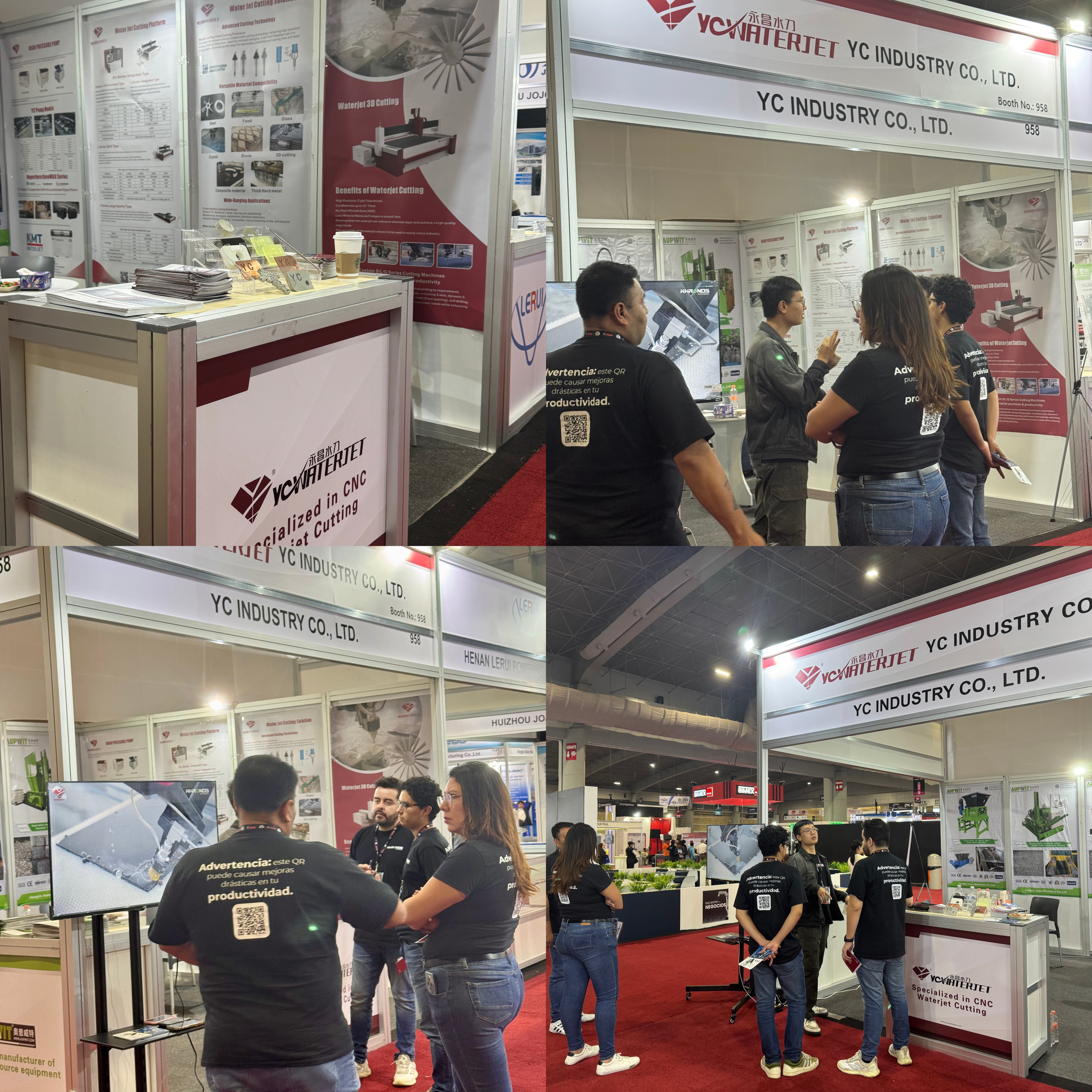 YC WaterJet brille &agrave; Tecma Mexico1