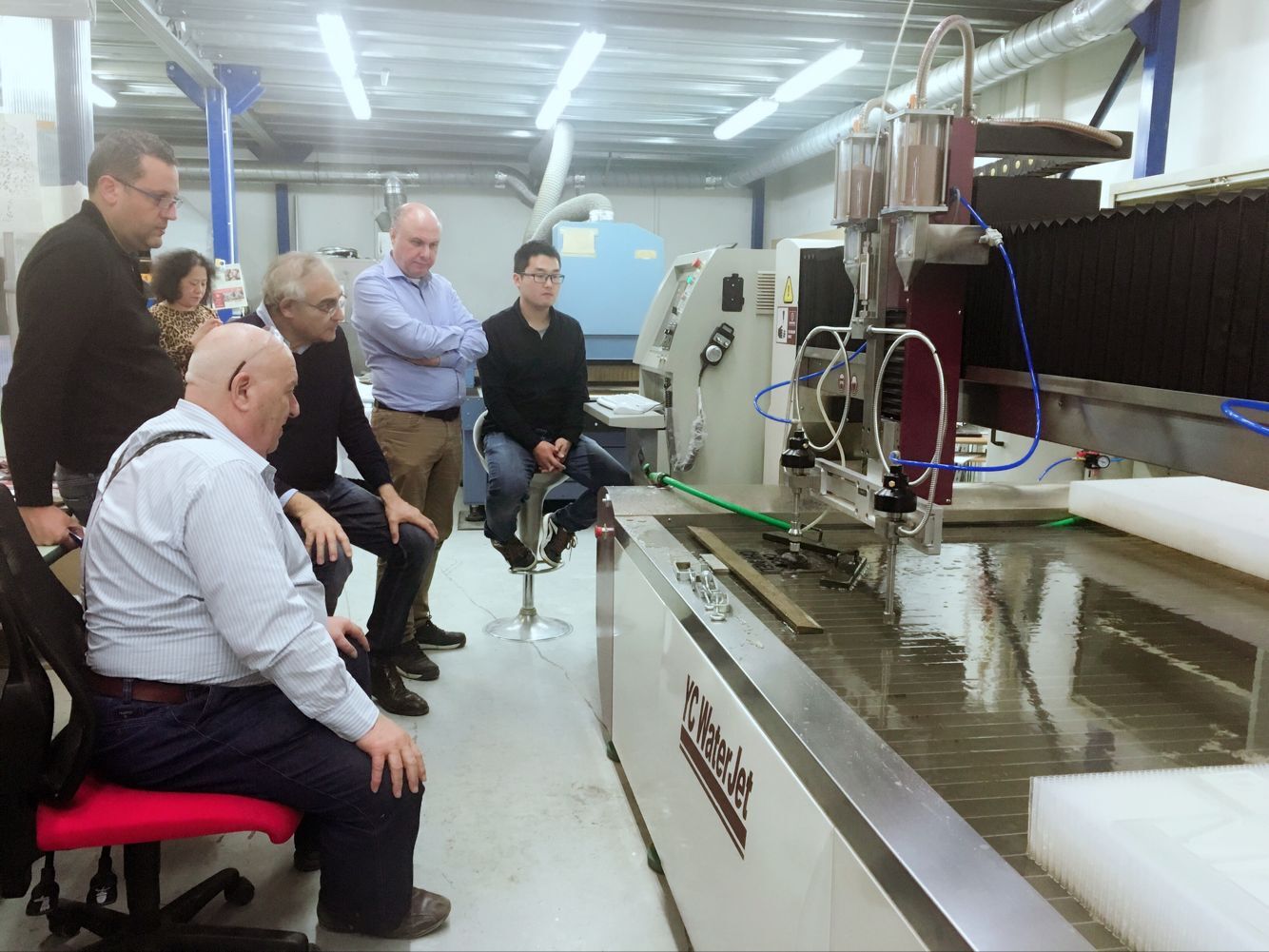 Formation &agrave; jet d'eau