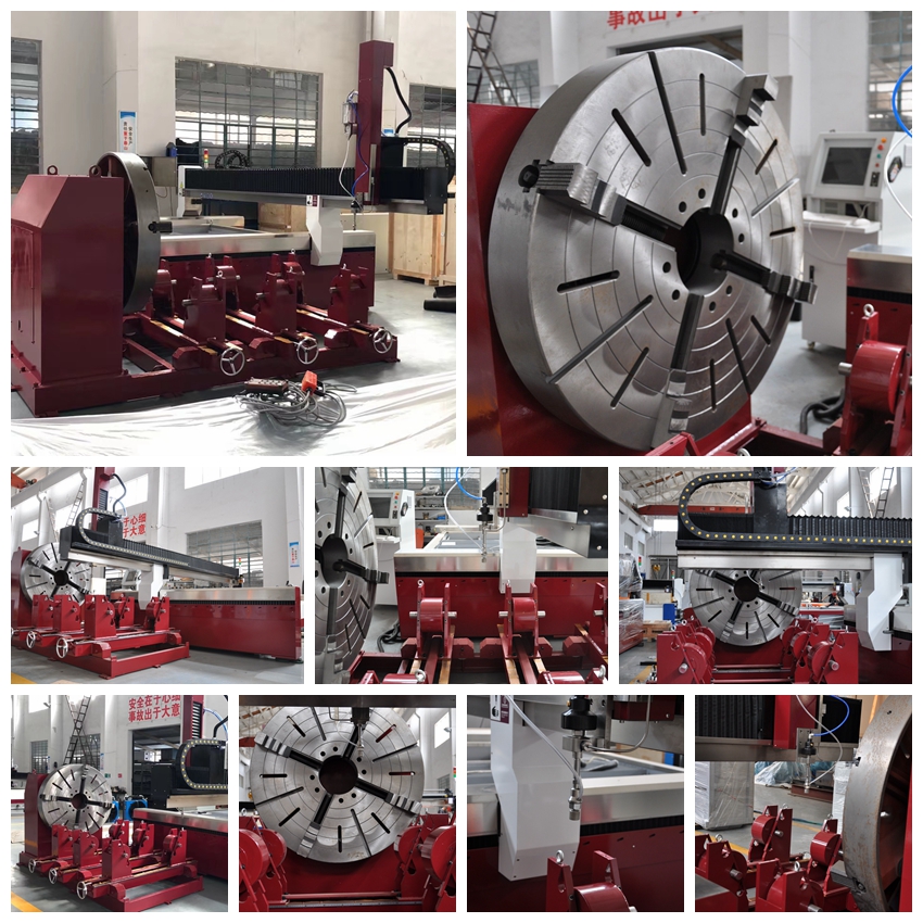 Machine de d&eacute;coupe de tuyaux et de t&ocirc;les &agrave; jet d'eau