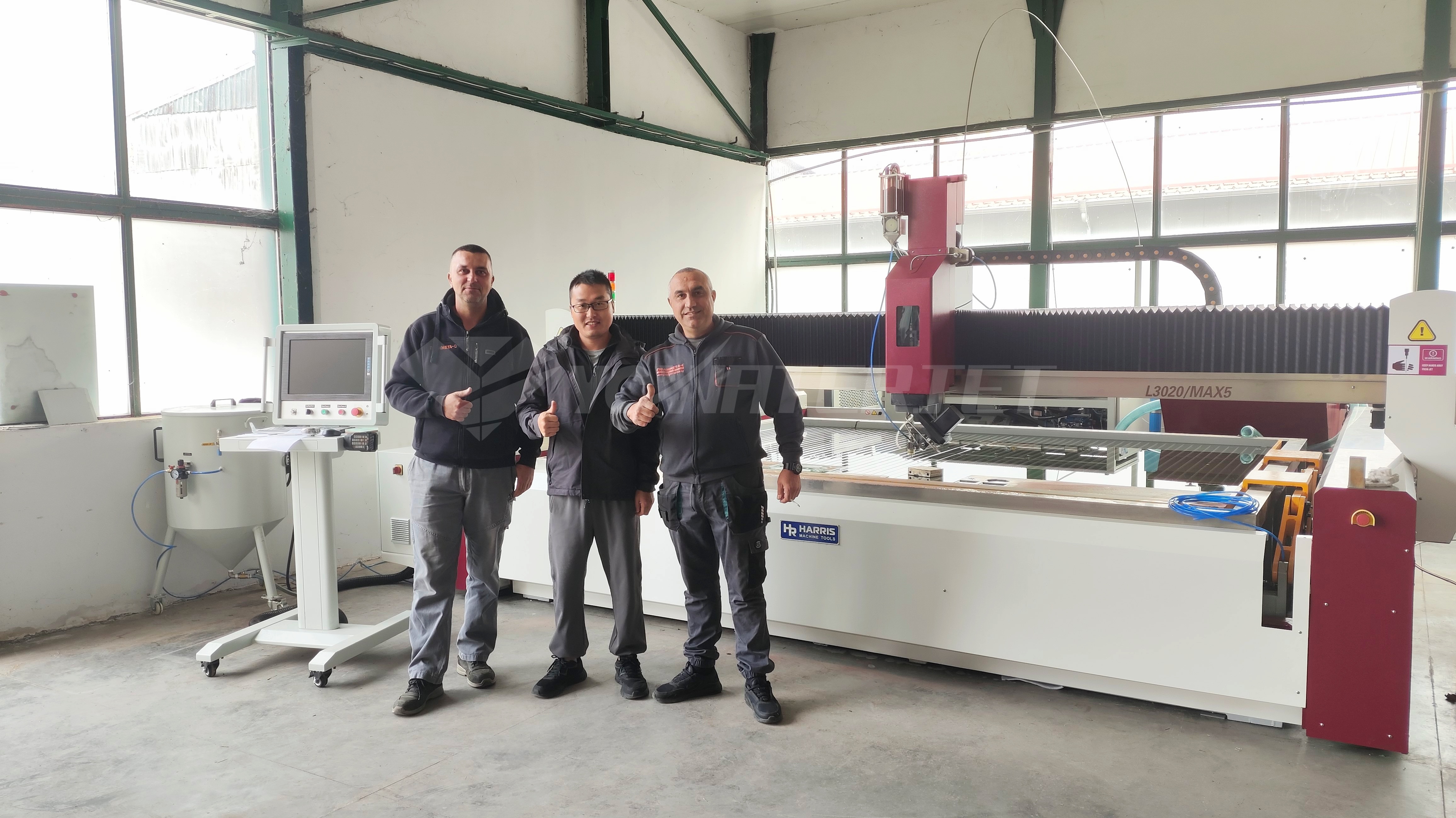 Service apr&egrave;s-vente &agrave; jet d'eau