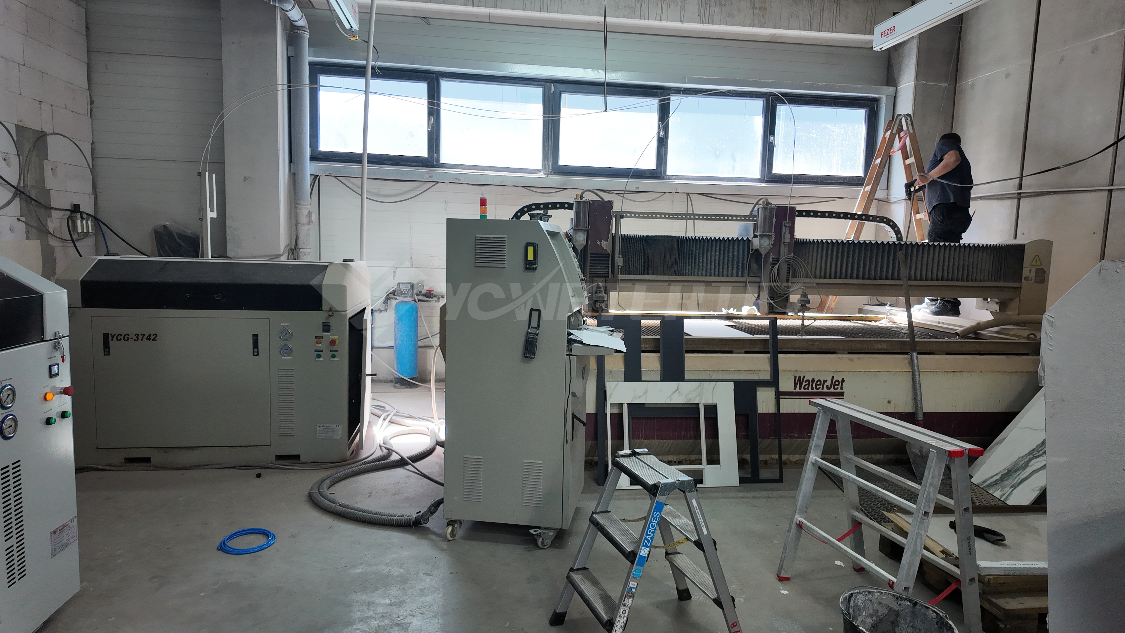 Jet d'eau double t&ecirc;te 