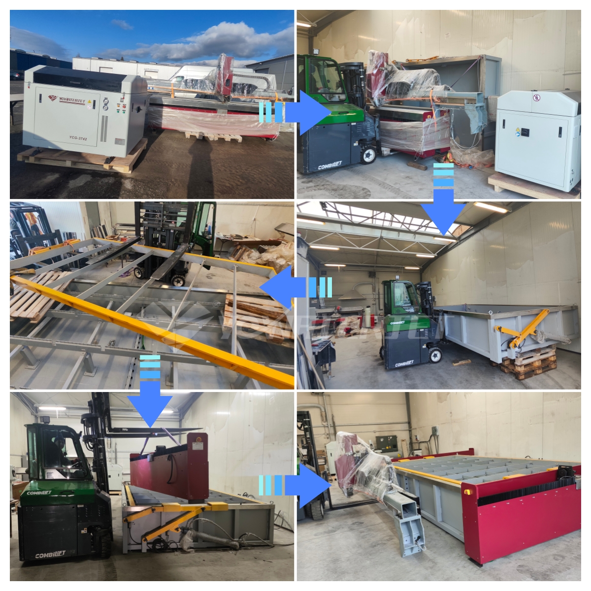 YC Waterjet : R&eacute;alisation r&eacute;ussie d'un projet en Pologne 