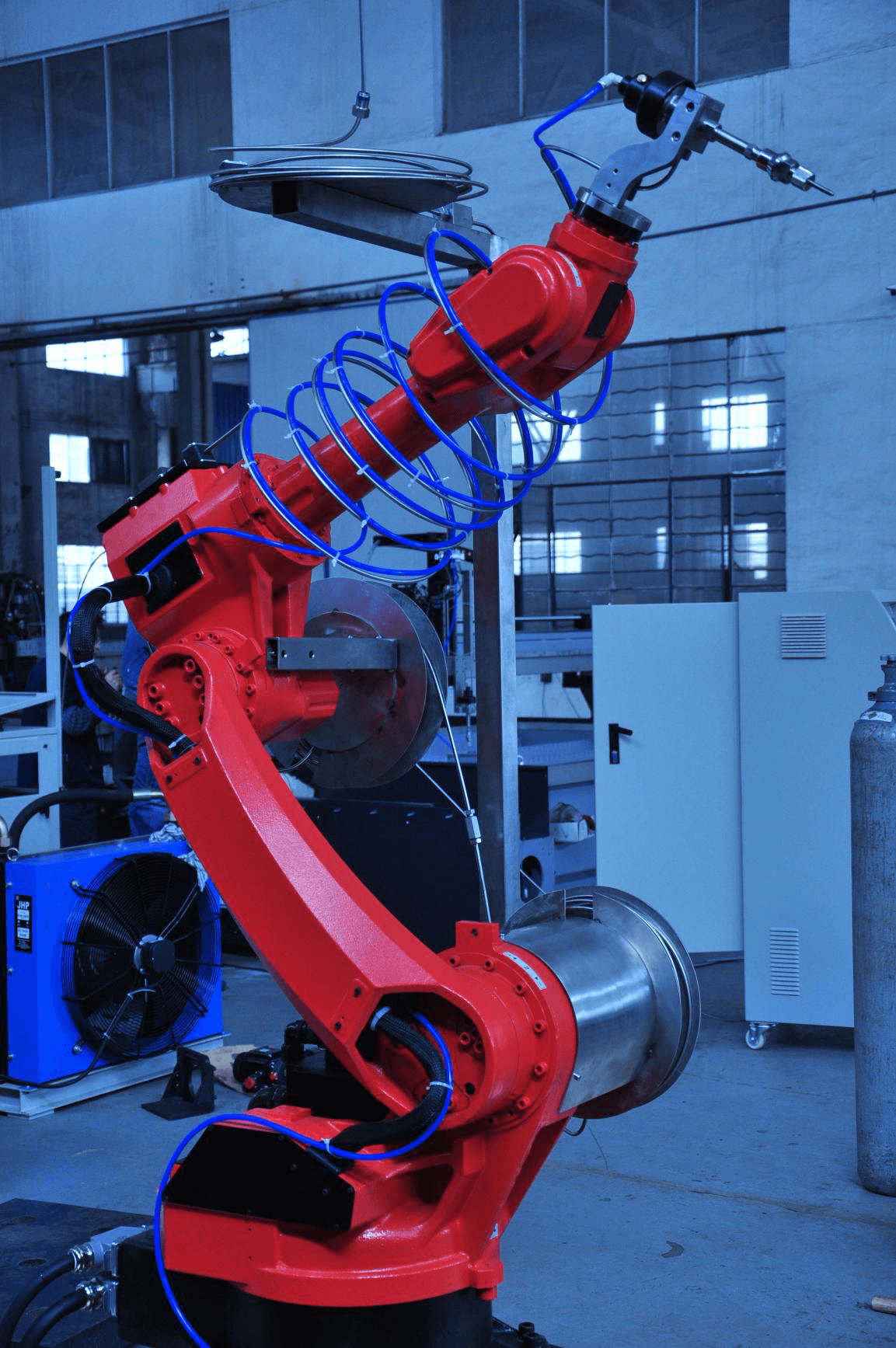 robot &agrave; jet d'eau 